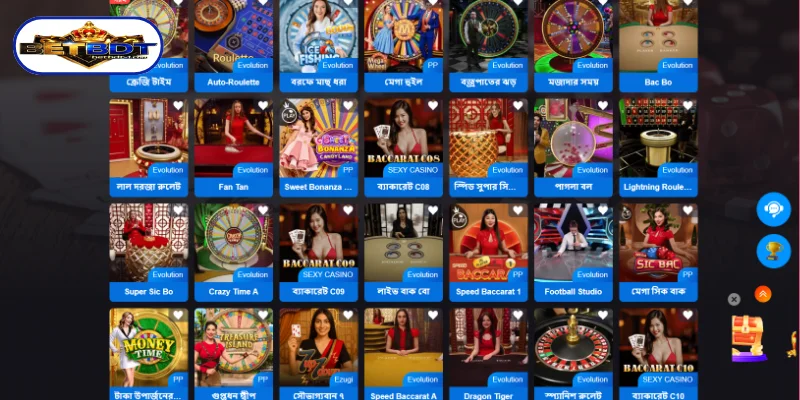Casino BETBDT-এ কাজ করা শীর্ষ ব্র্যান্ডগুলোর তালিকা