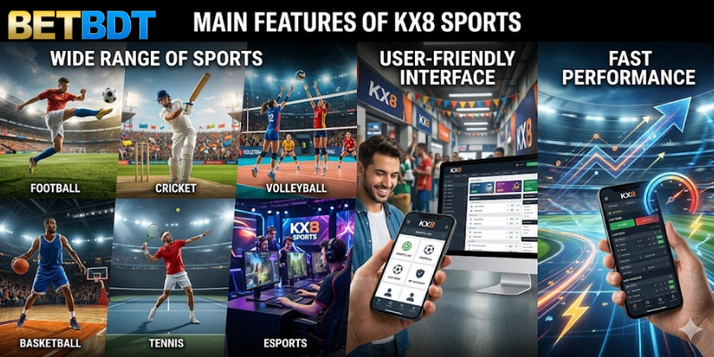 Main Features of KX8 Sports